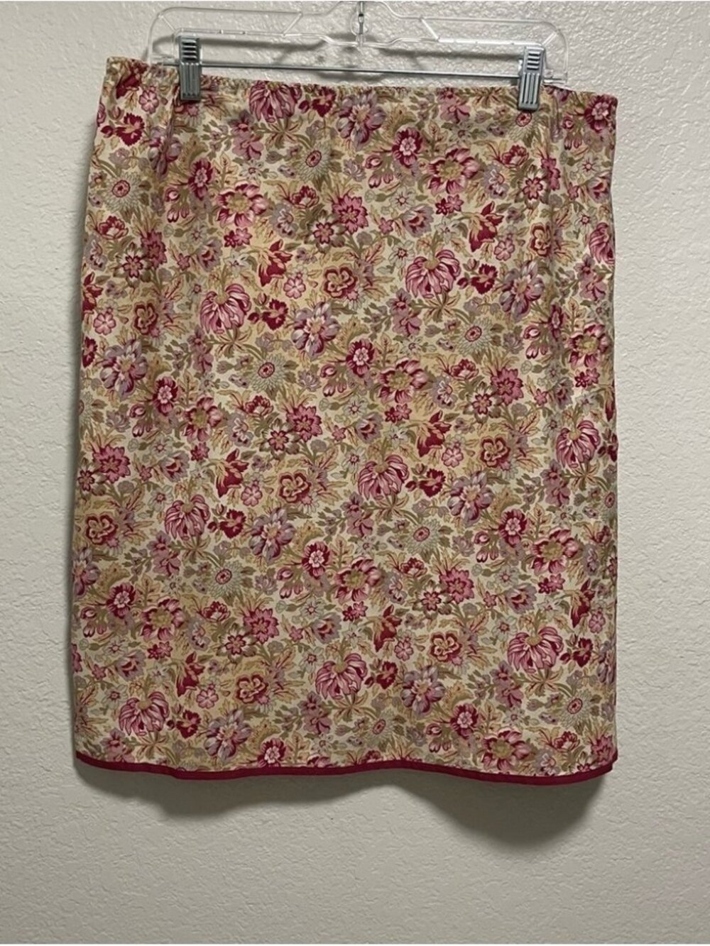 Blend Midi Floral Pull  Skirt Size 14